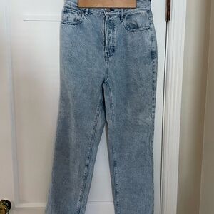Pacsun light acid wash mom jeans
